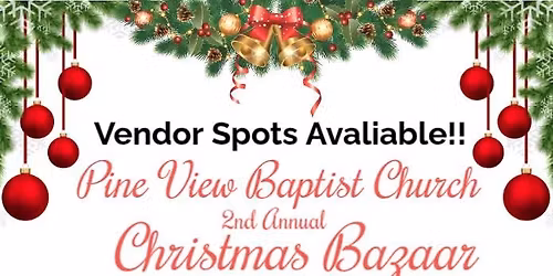 Pineview View Baptist Christmas Bazaar