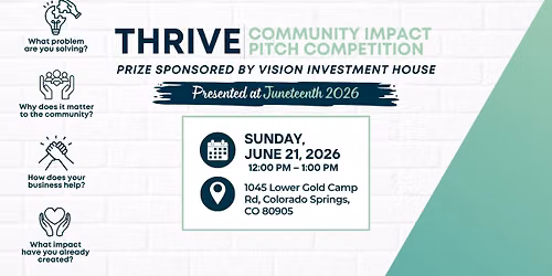 Thrive Community Impact Pitch Competition