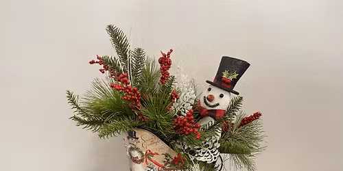 Make It and Take It: Snowman in a Sleigh