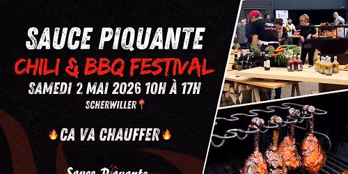 Chili & BBQ Festival Sauce Piquante \u2013 Entr\u00e9e Gratuite