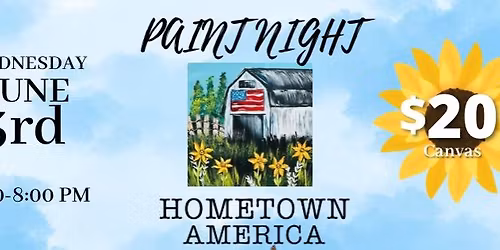 Hometown America Paint Night