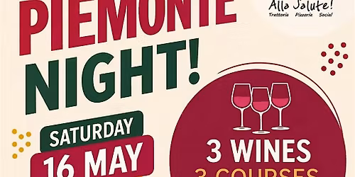 Piemonte Night at Alla Salute!