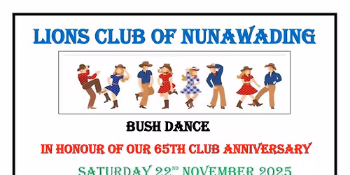 Lions Club Bush Dance