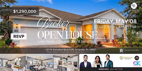 Luxury Broker Open House Experience | Lake Nona + Content Day & Breakfast