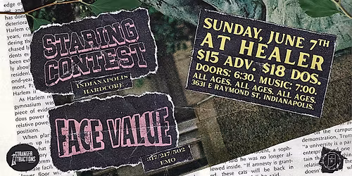 PUBLIC OPINION \/ SQUINT \/ STARING CONTEST \/ FACE VALUE @ HEALER