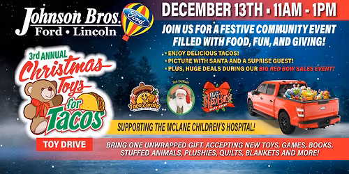 3rd Annual Toys for Tacos