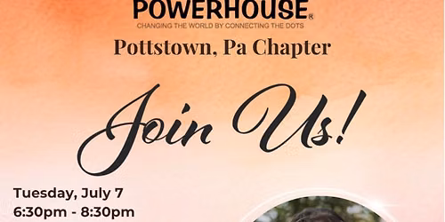 POTTSTOWN \u2013 Lunch Meeting - Wednesday July 8, 2026 - 11:30 am ~ Jennifer Davey