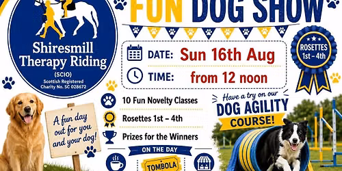 Shiresmil Therapy Riding - Fun Dog Show