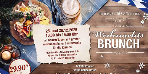 Weihnachtsbrunch im Hofbr\u00e4u Berlin