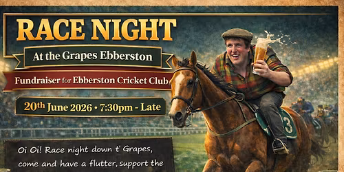 RACE NIGHT AT THE GRAPES