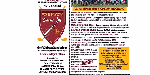 2026 Warhawk Classic 
