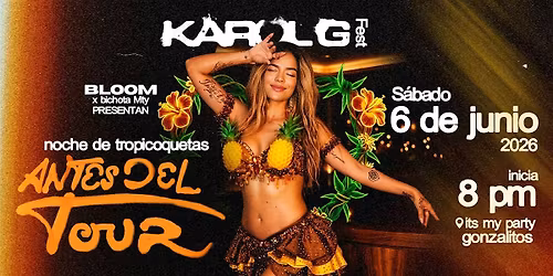 Karol G Fest Monterrey \/ Noche de Tropicoquetas - Antes del Tour