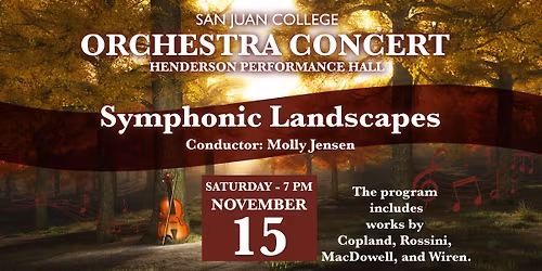 San Juan College Orchestra Fall Concert