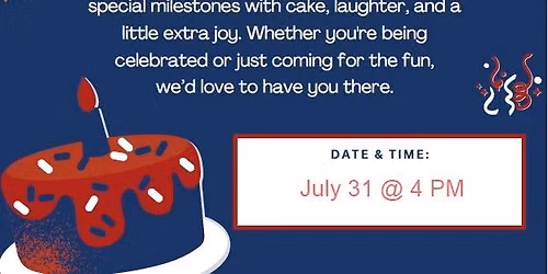 July Birthdays & Anniversaries! (Kitchen)