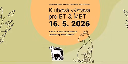 Klubov\u00e1 v\u00fdstava pro BT + MBT