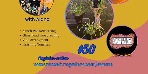 Create a Glass Beaded Plant with Alana