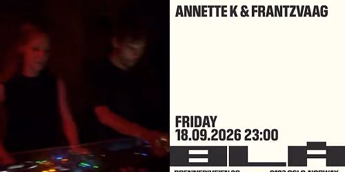 Annette K & Frantzvaag \/BL\u00c5