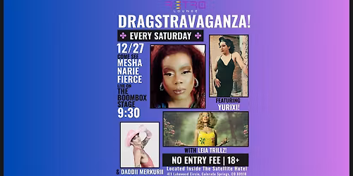 Retro Lounge Presents DRAGSTRAVAGANZA! Free Entry Drag Show 18+