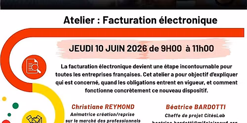 Atelier Facturation \u00e9lectronique