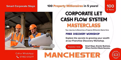 The 7-Figure Corporate Let Cash Flow System - Masterclass - Newcastle