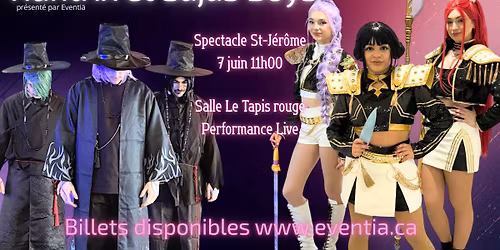 HUNTRIX ET SAJAS BOYS  07 JUIN OUVERTURE DES PORTES 10 HRS SPECTACLES 11 HRS 