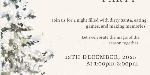 Senior Christmas Party🎄🎁❄️