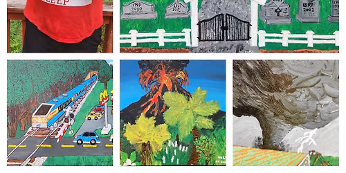 Zach's First Art Show