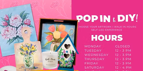 Pop In & DIY!