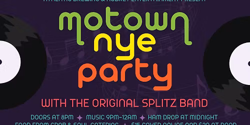 Motown New Years Eve Party with The Original Splitz