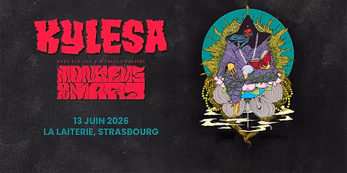 KYLESA + MARS RED SKY + MONKEY3 (=MONKEYS ON MARS)