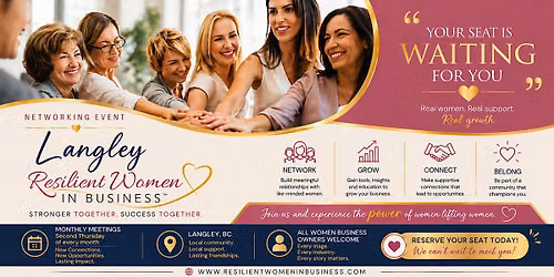 Langley Resilient Women In Business Networking Event