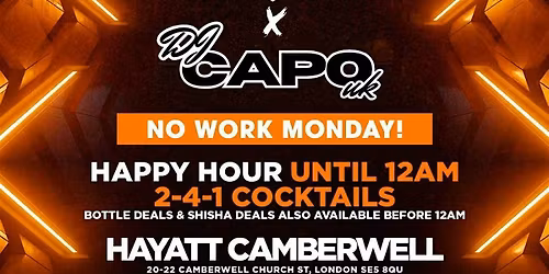 ALN Sundays X Bank Holiday Edition- DJ Capo X DJ Shortman