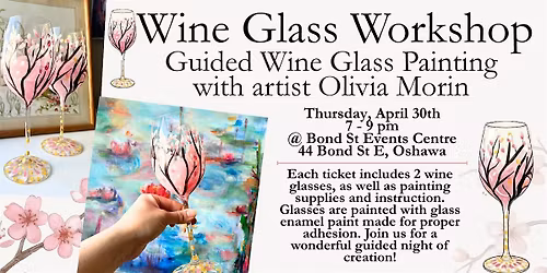 Wine Glass Painting Workshop @ Bond St Events