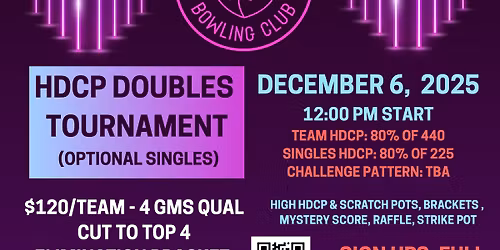 THICC BOYZ December Doubles Tournament