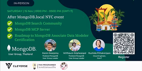 Thailand MUG: After MongoDB.local NYC event