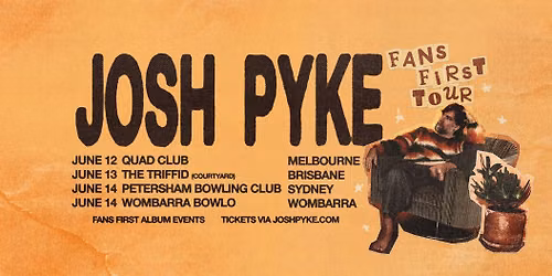 \u2606 JOSH PYKE \u2606 FANS FIRST \u2606 WOMBARRA