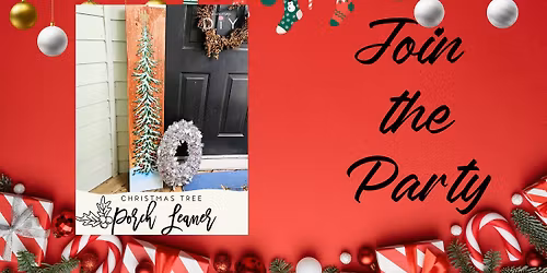 Farm Fresh Christmas Tree Porch Leaner