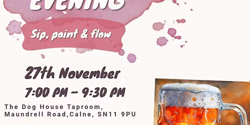 \ud83c\udf7b Sip & Paint at The Dog House Taproom \ud83c\udfa8