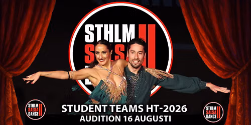 Audition f\u00f6r Stockholm Salsa Dance Student Team 16 augusti!