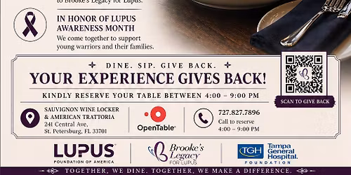 BBB\u2019s Sip with Purpose. Dine for a Cause. 