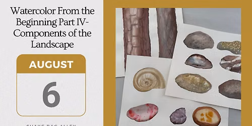 Watercolor From the Beginning Part lV- Components of the Landscape