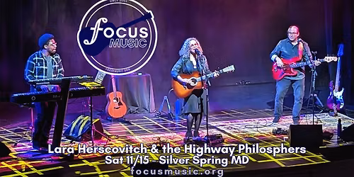 11\/15 - Lara Herscovitch & The Highway Philosophers (Silver Spring)