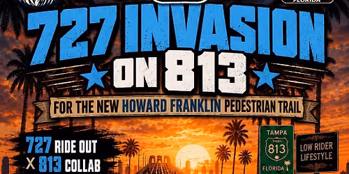 New Howard Frankland bridge trail ride with 813 crew