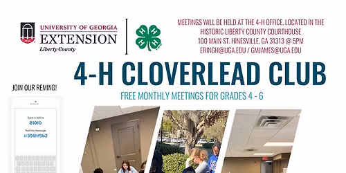 CloverLEAD Club Meetings