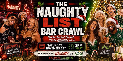 The Naughty List Bar Crawl - Chicago