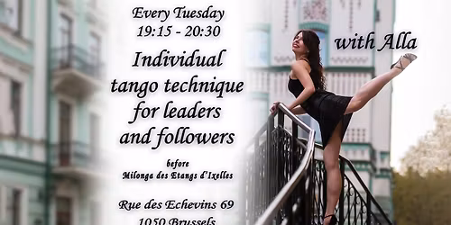 Individual tango technique with Alla