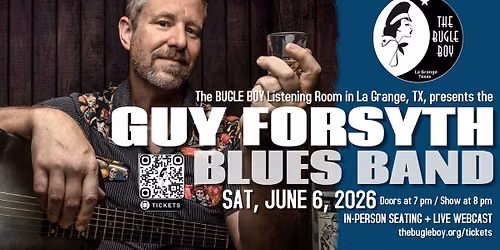 Guy Forsyth Blues Band at the Bugle Boy!