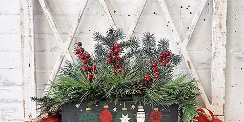 DIY Fresh Greens Pedestal Box Workshop