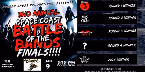 3rd Annual Space Coast Battle of the Bands FINALS!!!!!