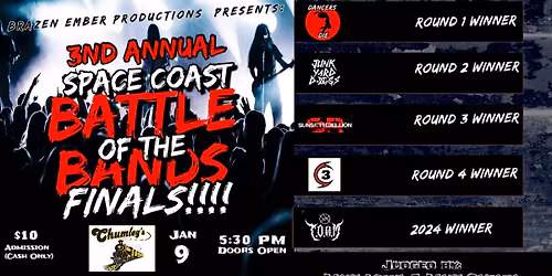 3rd Annual Space Coast Battle of the Bands FINALS!!!!!